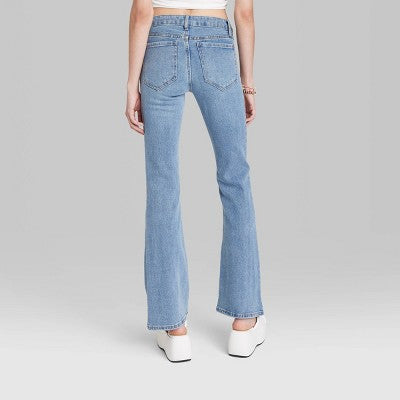  Women's Low-Rise Flare Jeans - Wild Fable™ Medium Wash