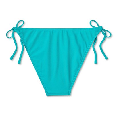  Women's Side-Tie Cheeky Bikini Bottom - Wild Fable™ Green