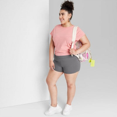  Women's High-Rise Shortie Bike Shorts - Wild Fable™