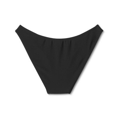  Women's Scoop Front High Waist High Leg Cheeky Bikini Bottom - Wild Fable™