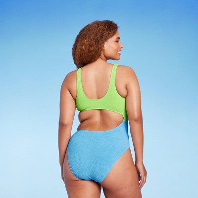  Women's Cut Out One Piece Swimsuit - Wild Fable™