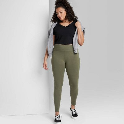  Women's High-Waisted Classic Leggings - Wild Fable™