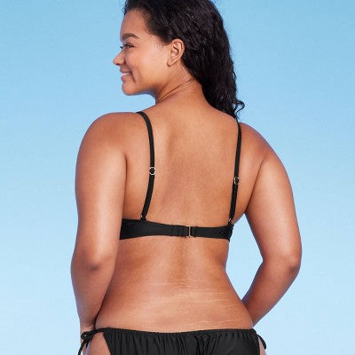 Women's Shirred Underwire Bikini Top - Wild Fable™