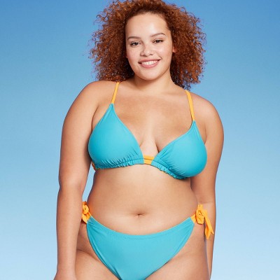  Women's Reversible Triangle Bikini Top - Wild Fable™
