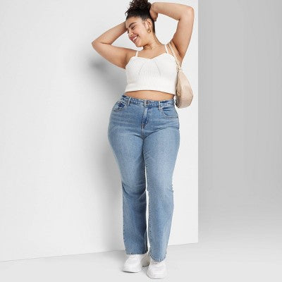  Women's Low-Rise Flare Jeans - Wild Fable™ Medium Wash