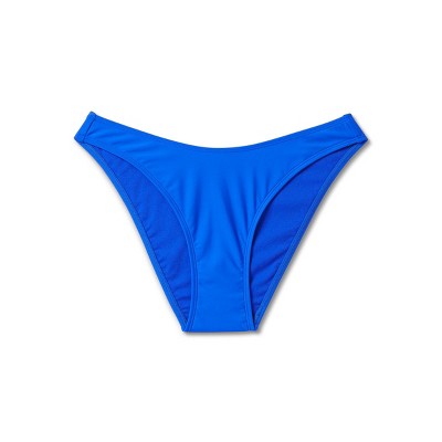  Women's Low-Rise Scoop Front High Leg Cheeky Bikini Bottom - Wild Fable™