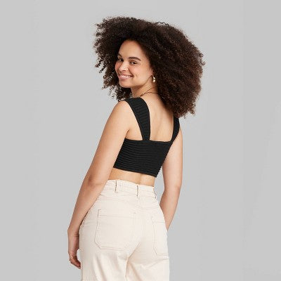  Women's Sweater Tiny Bra Top - Wild Fable™