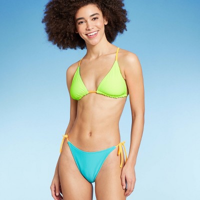  Women's Reversible Triangle Bikini Top - Wild Fable™