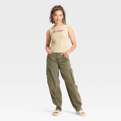  Women's Boat Neck Graphic Tank Top - Wild Fable™