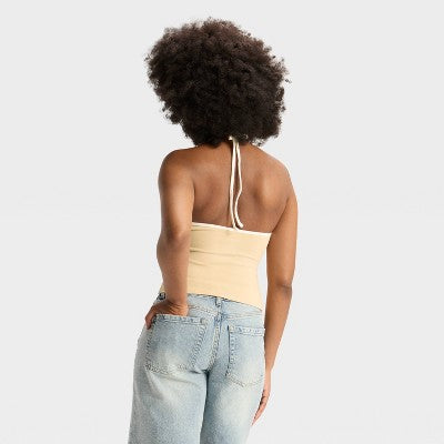  Women's Interlock Halter Tank Top - Wild Fable™