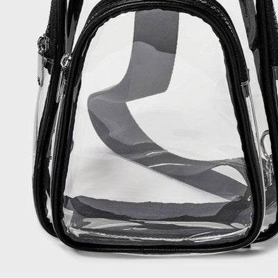  Flap Sling Crossbody Bag - Wild Fable™ Clear: Lightweight TPU Handbag With Adjustable Strap, Zip Closure, 26" Max Length