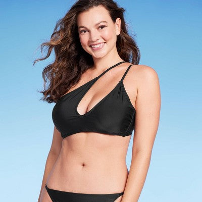  Women's Cut Out One Shoulder Bikini Top - Wild Fable™