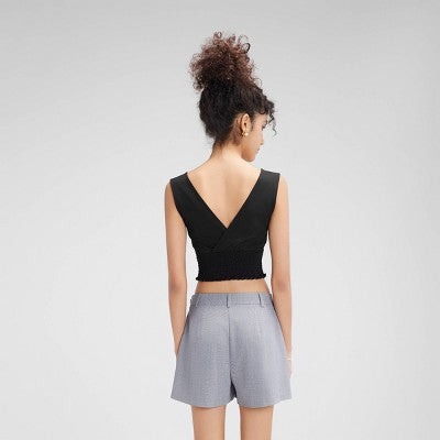  Women's Textured Cropped Top - Wild Fable™