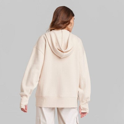  Women's Oversized Zip-Up Hoodie - Wild Fable™