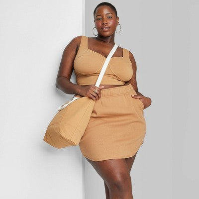  Women's Fleece Mini Skirt - Wild Fable™