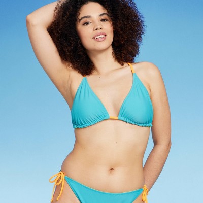  Women's Reversible Triangle Bikini Top - Wild Fable™