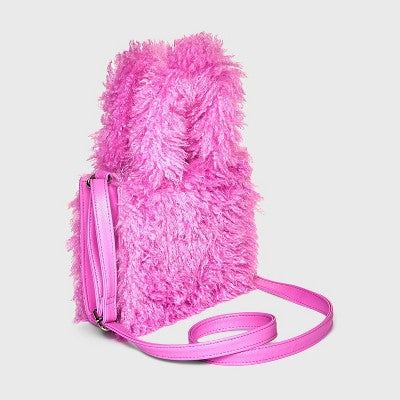  Fur Mini Value Tote Crossbody Bag - Wild Fable™ Pink