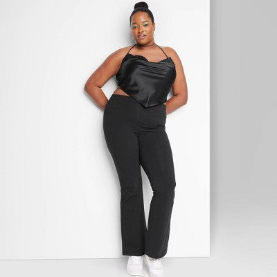  Women's High-Waisted Flare Leggings - Wild Fable™