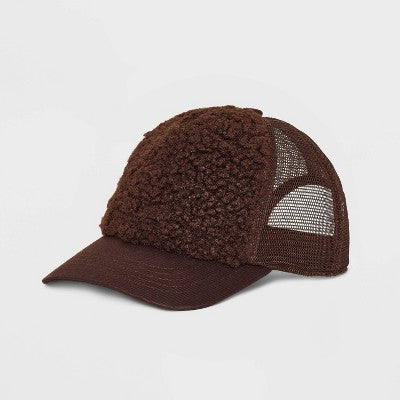  Faux Shearling Trucker Hat - Wild Fable™