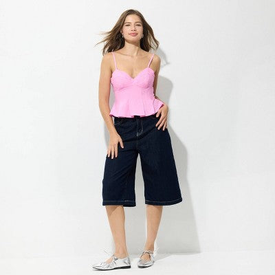  Women's Pleated Poplin Cami - Wild Fable™