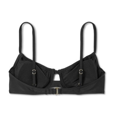  Women's Shirred Underwire Bikini Top - Wild Fable™