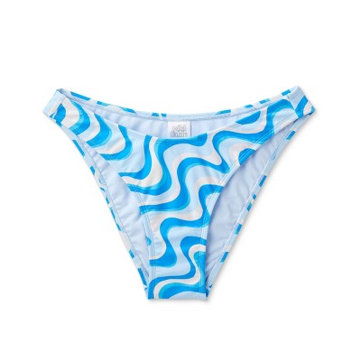  Women's High Leg Cheeky Bikini Bottom - Wild Fable™