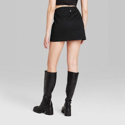  Women's Cargo Utility A-Line Mini Skirt - Wild Fable™ 