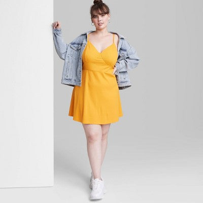  Women's Mini Knit Skater Dress - Wild Fable™