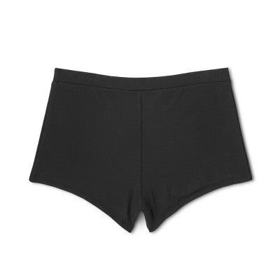  Women's Ribbed Low-Rise Short Bikini Bottom - Wild Fable™