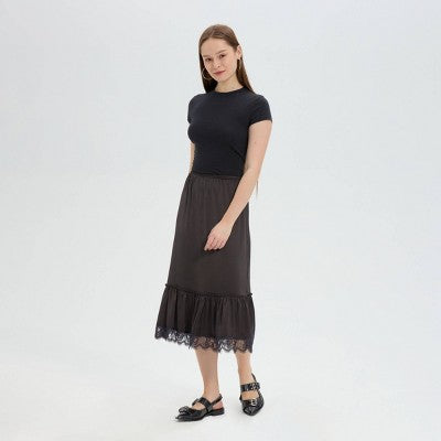  Women's Satin Midi Skirt - Wild Fable™