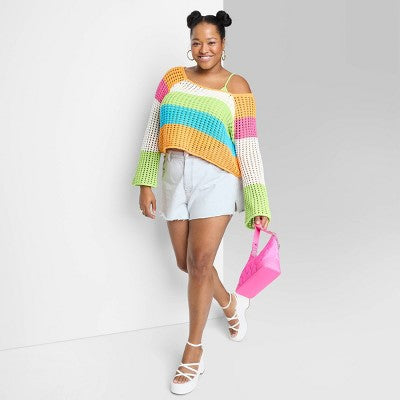  Women's High-Rise Cutoff Jean Shorts - Wild Fable™