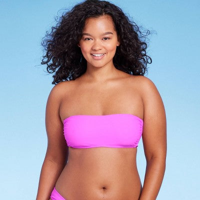  Women's Pull Over Bandeau Bikini Top - Wild Fable™