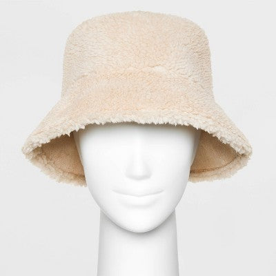  Faux Shearling Bucket Reversible Hat - Wild Fable™